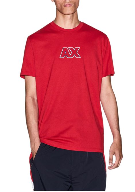 T-shirt in jersey di cotone con logo ARMANI EXCHANGE | T-shirt | XM001912 AF10362U5072